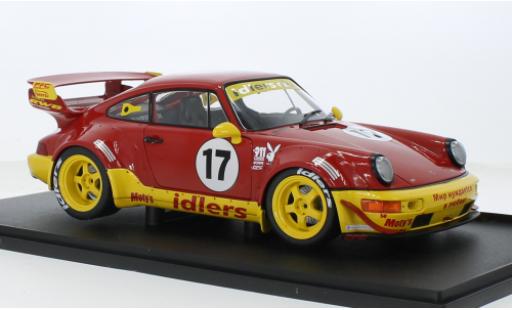 Diecast model cars Porsche 911 RWB Body K red 1/18 Solido