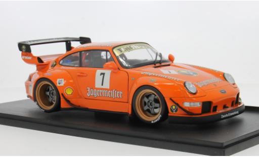 Diecast model cars Porsche 911 RWB Body Kit J&Atilde;&curren;germeister 1/18 Solido