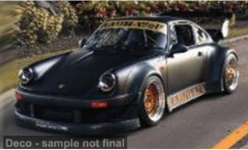 Diecast model cars Porsche 911 RWB Body Kit black 1/43 Solido