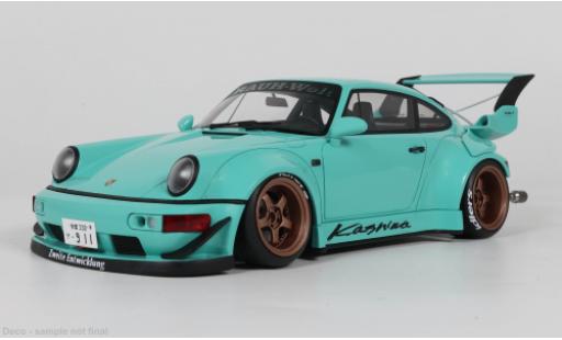 Diecast model cars Porsche 911 RWB turquoise 2022 1/18 GT Spirit