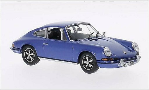 Porsche 911 S 1/43 Norev 2.4 metallic blue 1973 diecast model cars