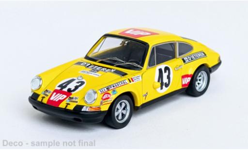 Diecast model cars Porsche 911 S S 24h Le Mans 1970 #43 J-P.Gaban/W.Braillard 1/43 Trofeu