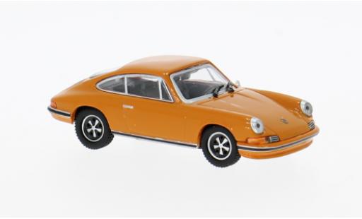 Diecast model cars Porsche 911 S S orange 1972 1/87 Minichamps