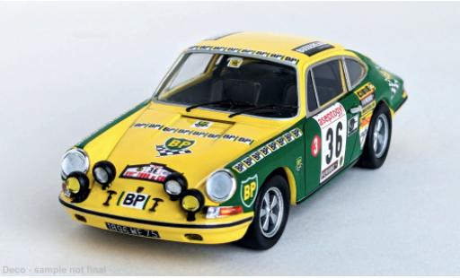 Diecast model cars Porsche 911 S S Tour de Corse 1972 #36 T.Sabine/J.P.Peyroux 1/43 Trofeu