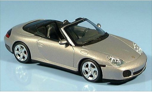Porsche 911 S 1/43 Minichamps S4 Convertible metallic grey CA 2003 diecast model cars