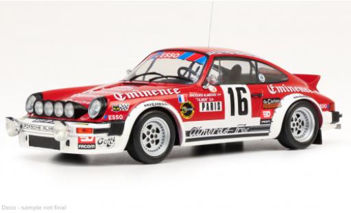 Diecast model cars Porsche 911 SC Gr.4 Rally Monte Carlo 1980 Almeras #16 J.Almeras/C.Tilber 1/18 IXO