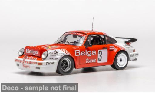 Diecast model cars Porsche 911 RS SC/ Circuit des Ardennes 1985 #3 R.Droogmans/R.Joosten 1/43 IXO
