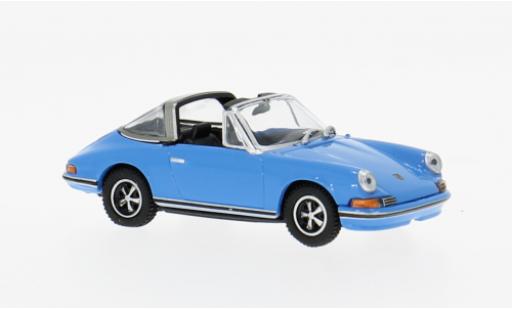 Diecast model cars Porsche 911 Targa blue 1972 1/87 Minichamps