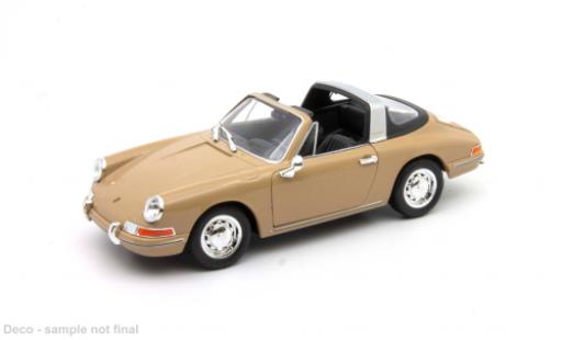 Diecast model cars Porsche 911 Targa beige 1/24 Welly