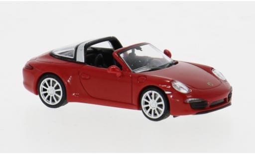 Diecast model cars Porsche 911 Targa red 1/87 Minichamps