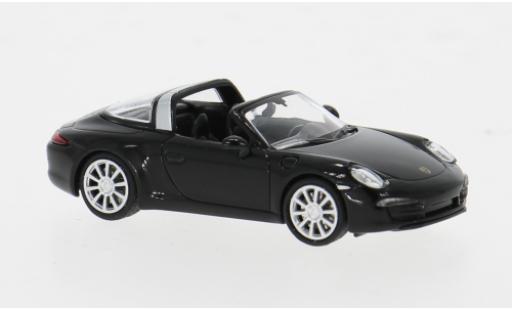 Diecast model cars Porsche 911 Targa black 1/87 Minichamps