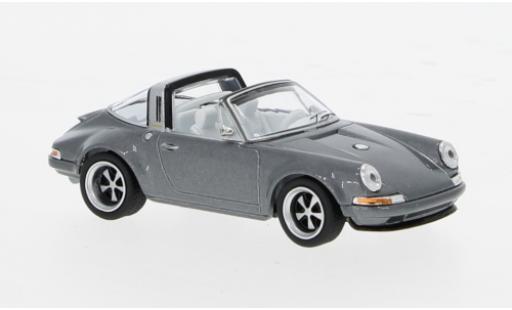 Diecast model cars Porsche 911 Targa Sing grey 1/64 Pop Race