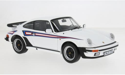 Diecast model cars Porsche 911 Turbo 3.3 white/Dekor 1980 1/18 Norev