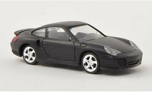 Porsche 911 Turbo 1/87 Herpa matt-black diecast model cars