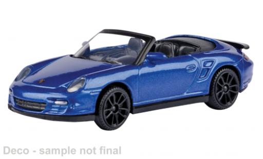 Diecast model cars Porsche 911 Turbo blue 1/43 Motormax