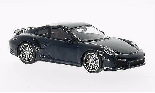Porsche 911 Turbo S 1/43 Minichamps blue 2013 diecast model cars