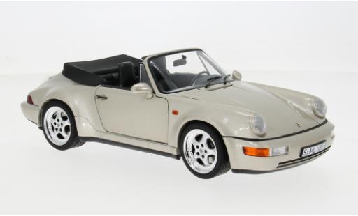 Diecast model cars Porsche 911 Turbo silver 1992 1/18 Norev