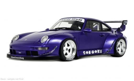 Diecast model cars Porsche 911 Base purple 2024 1/18 GT Spirit