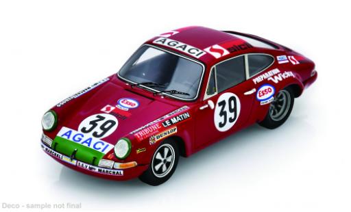 Diecast model cars Porsche 911 S S 24h Le Mans 1971 #39 G.Verrier/G.Foucault 1/43 Spark
