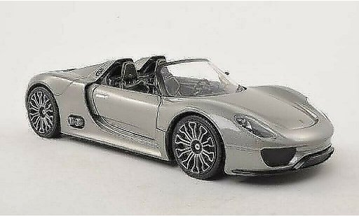 Porsche 918 Base 1/24 Welly Spyder grey diecast model cars