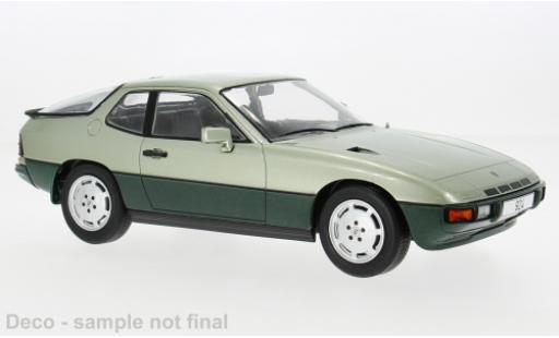 Diecast model cars Porsche 924 Turbo green/green 1979 1/18 MCG