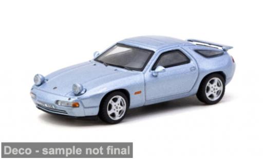 Diecast model cars Porsche 911 GTS blue 1992 1/64 Tarmac Works