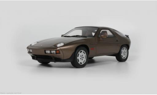 Diecast model cars Porsche 928 S S brown 1981 1/18 GT Spirit