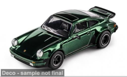 Diecast model cars Porsche 911 Turbo 3.0 green 1975 1/64 Majorette