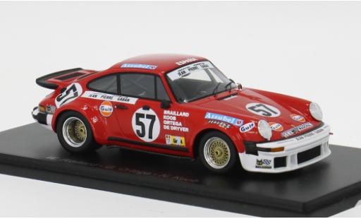 Diecast model cars Porsche 934 1977 24h Le Mans #57 W.Braillard/G.Ortega 1/43 Spark