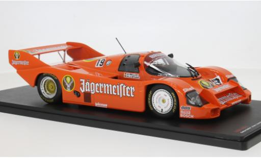 Diecast model cars Porsche 956 1984 K 1000 Km Imola J&Atilde;&curren;germeister #19 S.Bellof/H-J.piece 1/18 Werk83