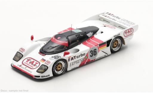 Diecast model cars Porsche 962 1994 24h Le Mans #36 M.Baldi/Y.Dalmas 1/43 Spark
