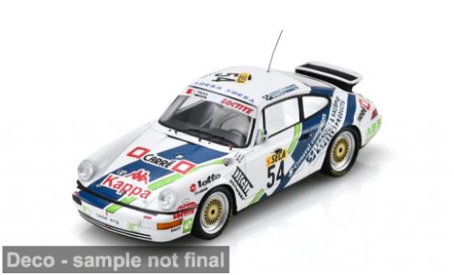 Porsche 993 1/43 Spark 964 Carrera 2 weiss/blau 24h Spa 1 #54 M. Piessens/I. Viaene 1:43 diecast model cars