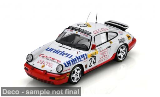 Diecast model cars Porsche 964 Carrera 2 weiss/rot 24h Spa 1991 #24 P. de Creane/H. Huysman 1/43 Spark