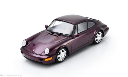 Diecast model cars Porsche 911 RS purple 1/18 Spark