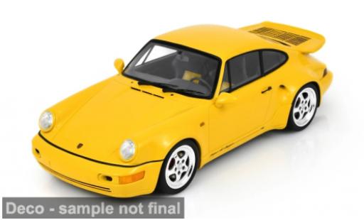 Diecast model cars Porsche 964 Turbo S gelb 1992 1/43 Spark