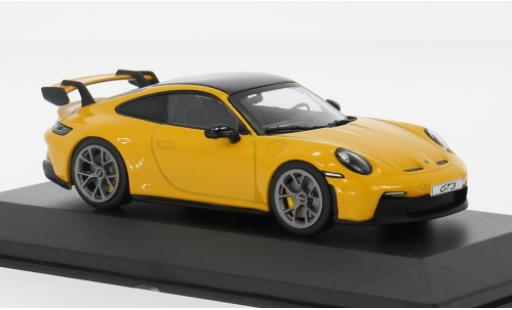 Diecast model cars Porsche 911 GT3 yellow 1/43 Solido