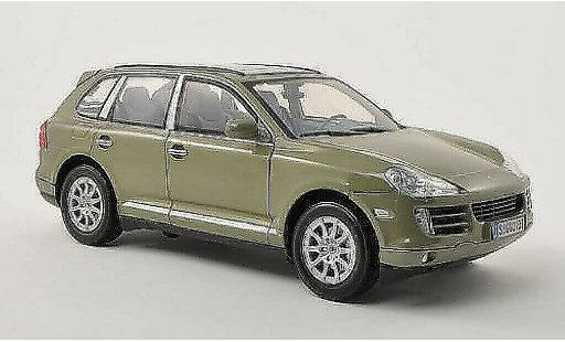 Porsche Cayenne Base 1/18 Motormax (9PA) grey-green 2008 diecast model cars