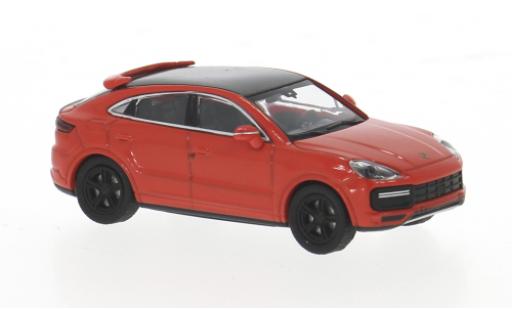 Diecast model cars Porsche Cayenne Coupe orange 1/87 Minichamps