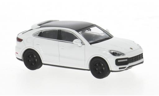 Diecast model cars Porsche Cayenne Coupe white 2019 1/87 Minichamps