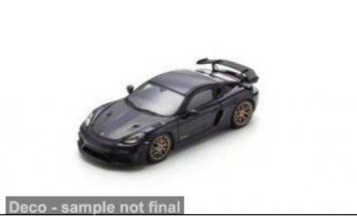 Diecast model cars Porsche Cayman Base purple 1/43 Spark