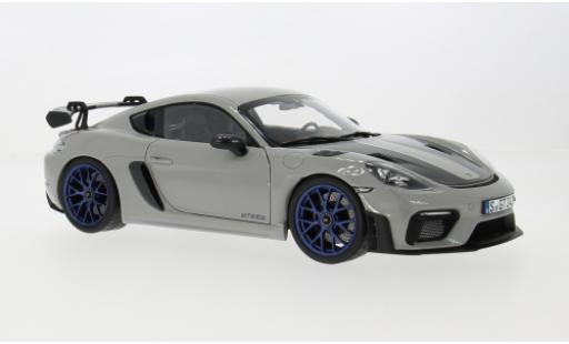 Diecast model cars Porsche 718 GT4 RS W grey 2023 1/18 Norev