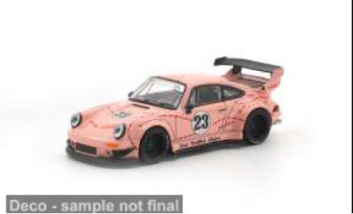 Diecast model cars Porsche 911 RWB pink Pink Pig 1/64 Pop Race