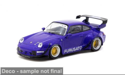 Diecast model cars Porsche 911 RWB purple 2024 Furusato 1/64 Tarmac Works