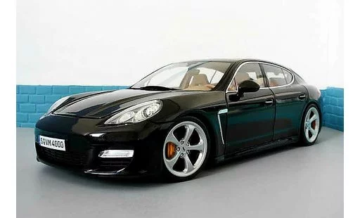 Porsche Panamera Turbo S 1/18 Norev black diecast model cars