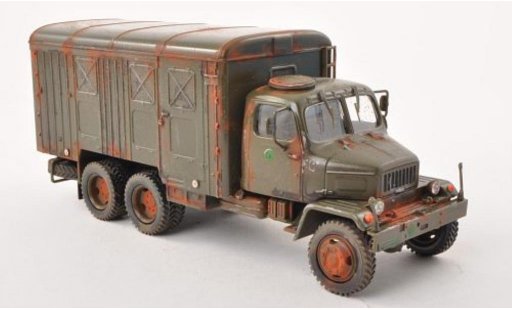 Praga V3S Kasten 1/43 Abrex van olivgreen tschechische Armee with Rostspuren diecast model cars