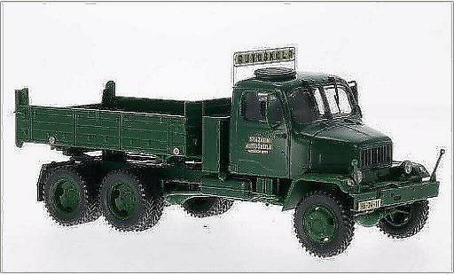 Praga V3S Pritsche 1/43 Abrex flatbed Autoskola matt-green diecast model cars