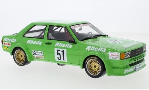 Diecast model cars Audi 80 course (B2) Gr.2 No.51 Kilian Tuning Rheila ETCC Zolder 19 W.Wolf/F.Rosterg 1/18 Premium ClassiXXs