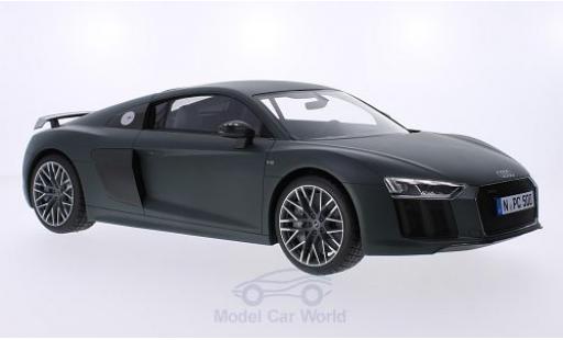 Diecast model cars Audi R8 v10 plus Coupe matt-oliv 2015 1/18 Premium ClassiXXs