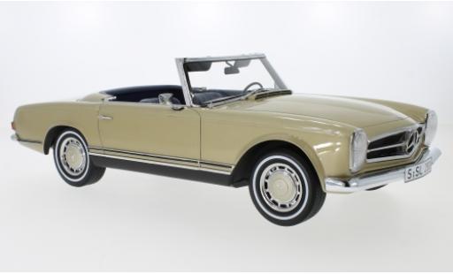 Diecast model cars Mercedes 280 Base SL (W113) gold Pagode 1968 1/12 Premium ClassiXXs