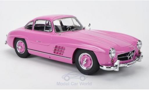 Diecast model cars Mercedes 300 Base (W198) pink 1/12 Premium ClassiXXs
